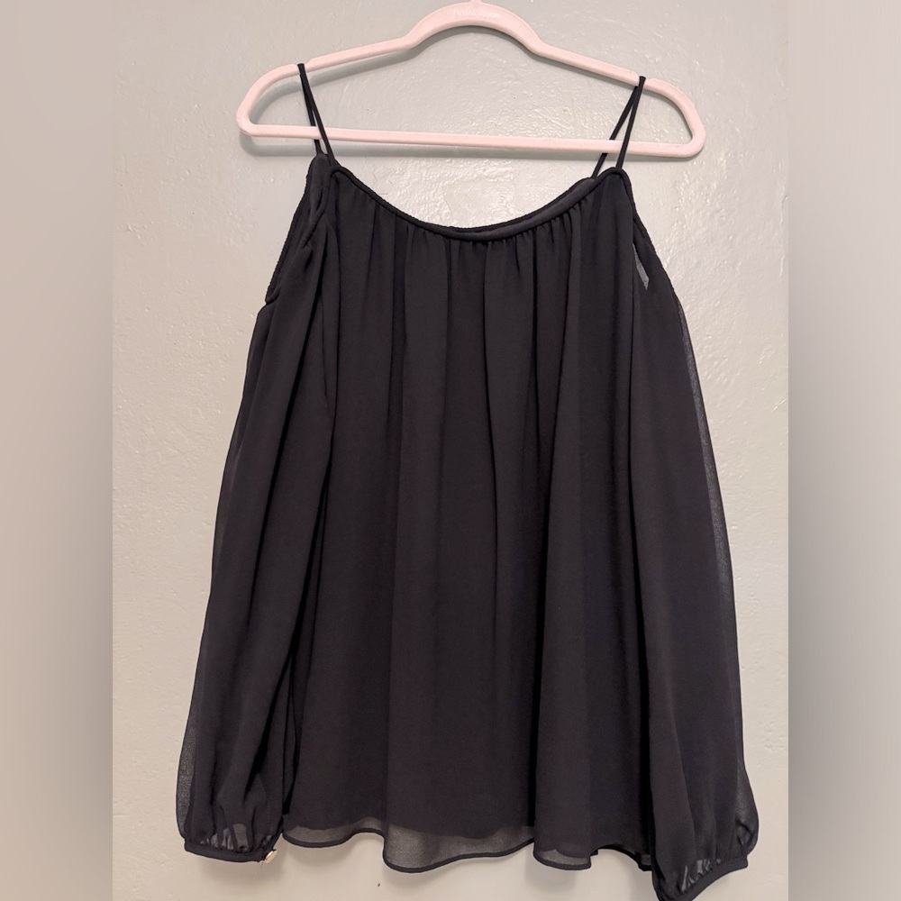 CALVIN KLEIN COLD SHOULDER BLOUSE SIZE SMALL